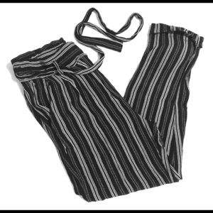 Contemporary striped trousers